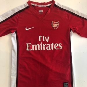 Nike Arsenal soccer jersey youth EUC